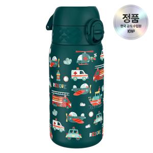 아이온에잇 초경량 싱글월 텀블러 키즈 원터치 물병 400ml 구조차 딥틸그린 스몰