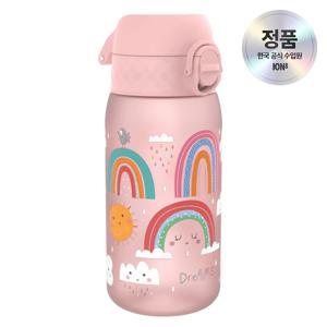 아이온에잇 친환경 스포츠 워터보틀 리사이클론 키즈 물병 350ml 레인보우 핑크 스몰