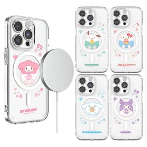 아이폰 15 16 17 18 프로 맥스 퍼니마루 헬로키티 쿠로미 투명 맥세이프 케이스