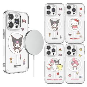 아이폰 14 15 16 17 18 프로 맥스 피넛츠 어텐션 헬로키티 투명 맥세이프 케이스