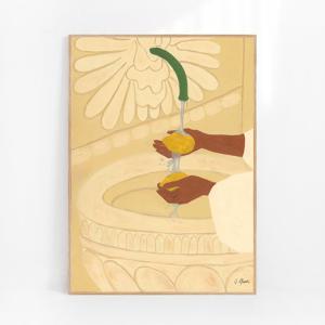카를라 야노스 Fountain 30 x 40 cm 더포스터클럽 미니액자