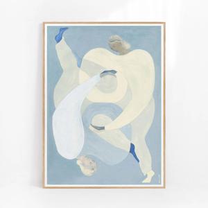 [소피아 린드] Hold You Blue 50 x 70 cm 더포스터클럽 북유럽 그림
