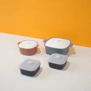 실리콘 사각 계란찜기 계란찜 용기 3size