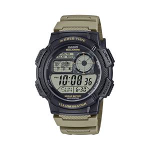 AE-1000W-5A 스포츠 남성 우레탄 전자 시계