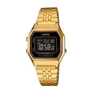 LA680WGA-1B 여성 스퀘어 메탈 골드 시계