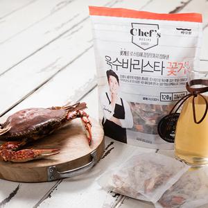 육수바리스타 꽃게 천연다시팩 120g