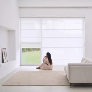 프리미엄 퀸아망 린넨 로만쉐이드  블라인드 2colors