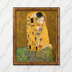 클림트 키스 프리미엄 그림 슬림 액자 GK-FR-01 10호