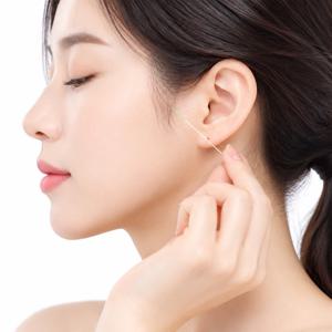 이어홀 클리너 60 피어싱 귀걸이 홀 구멍 노폐물 귀뚫은곳 냄새 제거 청소 이어 세정 스틱