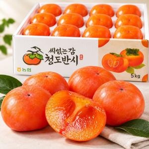 청도반시 홍시용 감 씨없는감 산지직송 고당도 반시