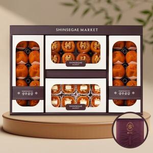 [9/22일 오전8시 주문마감][보냉가방] 프리미엄 상주곶감 치즈말이 혼합 선물세트 1.8kg(건시호두8과+치즈말이8과+반건시 20과)