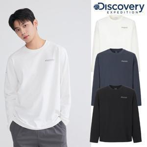 디스커버리 [강남점 단독] 남성 덴버 소로나웜 기능성 긴팔티 라운드 긴팔 티셔츠 DMRL31054