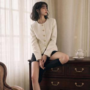 올리브데올리브 아옷포켓 심플 노카라재킷 YW4AJ3050