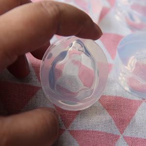 핸드메이드 오션 웨이브 레진 드롭 몰드 - DIY 주얼리 제작용 원형 물방울 모양, 무지개 빛깔 반짝임 효과, 목걸이 & 팔찌 공예 재료, 바다 비즈, 파도 패턴 디자인, 매끄러운 광택 마감