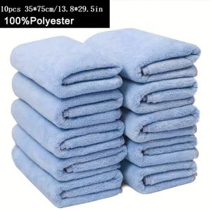 35*75cm 타월 10개 세트, 매우 부드럽고 빠르게 마르는 핸드 타월, 욕실, 헬스장, 샤워실, 호텔, 스파에 적합, 욕실 용품