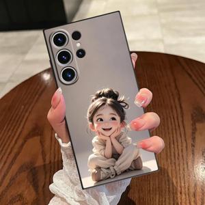 폰 케이스: 삼성 갤럭시 S21 노트 20 10 9 8 S25 울트라 S20 S22 S26 S23 FE S24 플러스 S25+ S24+ S10 라이트 S10e S9용 귀여운 만화 소녀 케이스