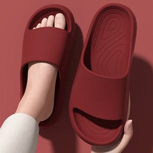 편안하고 심플한 남성용 슬리퍼, 부드럽고 가벼운 단색 슬립온 신발, 가정용, 샤워용, 여가용, 욕실용, 커플 워킹용, 아웃도어 스포츠용, 남녀공용 여름 비치 슈즈, DIY 패셔너블 가정용 슬리퍼, 쿨한 슬리퍼
