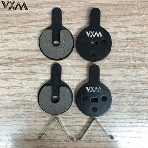 VXM MTB 디스크 브레이크용 세미 메탈 자전거 패드 2개입 (BB8, NO*ELA, YIN*ING, BOL*DS, FOR*VIR 호환) - 레드, 자전거 부품, 부드럽고 안정적인 성능, 모든 날씨에서
