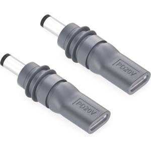 스타링크 미니와 호환되는 USB-C to 5.5×2.1mm PD 어댑터, 보조배터리, PD 충전기 & 휴대용 보조전원장치용 20V Type-C 전원 변환기