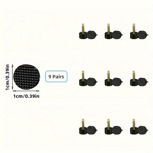 9쌍 여성용 힐 수리 키트 - 고무 신발 힐 보호대, 웨딩 힐 리프트 캡 & 액세서리
