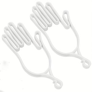 2개 골프 장갑 홀더 카라비너 포함, 플라스틱 컬러풀 건조용 장갑 지지대, 수축 방지 장갑 스탠드, 골프 액세서리