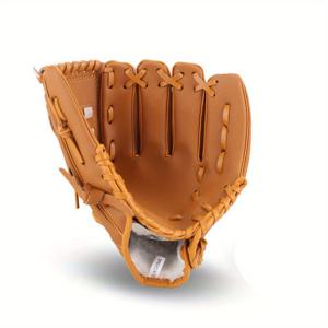 1pc Pro & Softball Gloves | Durable PU Leather for Training/ Games | Left/ Design (Youth/ Adult)