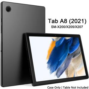 삼성 갤럭시 탭 A8 10.5 보호 케이스, 호환 모델: /X205/X207. 부드러운 TPU 소재, 가벼움, 스크래치 방지 보호 커버, 블랙. 데일리 사용, 내구성 보호, 디자인