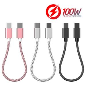 1+1 PD 100W CtoC타입 50cm 스마트폰 메탈 고속 충전케이블