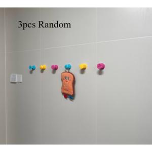 고하중 벽걸이용 보조 고리 3개 세트 - 독특한 나사형 디자인, 옷, 모자, 손수건 보관용 - 사무실 및 가정용으로 매우 적합