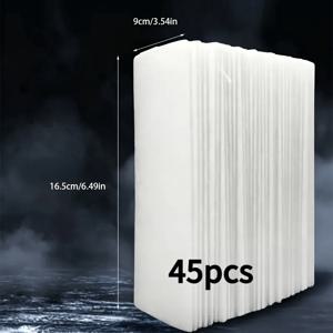 세탁기 필터용 스펀지 패드 45개, 세탁기 필터 박스 전용 스펀지 시트, 두껍고 조밀한 필터 메쉬, 범용 교체용 액세서리