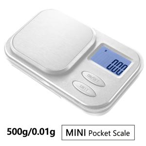 1개 밀리그램 저울, 500G/0.01G 고정밀 포켓 저울 | 보관 상자 포함, 다기능 디지털 그램 저울, 실험실, 보석, 보석, 은에 적합