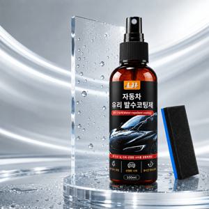 자동차 유리 발수코팅제 100ml 차량용 유리 코팅 스프레이 자동차 유리 관리 스프레이 손쉬운 사용