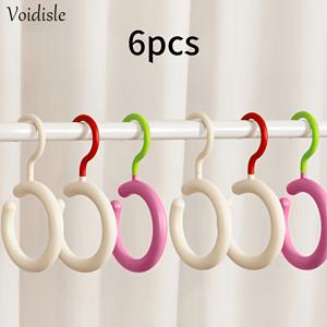 6개 오픈 C넥 모자 보관 후크 - 드릴 불필요 코트 및 모자 후크, 속옷, 가방, 모자, 스카프 및 걸이 후크용 이음매 없는 보관 후크, 옷장 문 뒤 모자 걸이 도구, 정리 액세서리 랙