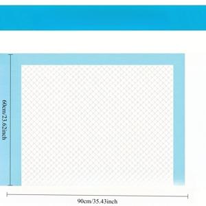 50개입 60X90Cm 일회용 강아지 훈련 패드, 소변 패드, 강아지, 고양이, 토끼, 햄스터에 적합, 애완 동물 훈련 패드, 누수 방지 디자인, 위생적인 애완 동물 관리, 내구성 있는 일회용 소변 패드, 소형 동물 관리