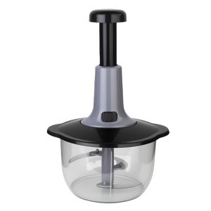수동 푸드 프로세서 1세트, 야채 다지기, 수동 프레스 - 다기능 제품 - 용량 900ml | 간편한 음식 가공, 과일, 야채, 허브, 견과류, 양파, 샐러드 등 다양한 재료에 적합