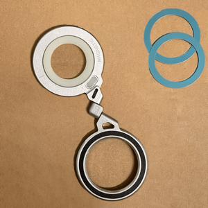 2026년형 업그레이드, G09 원형 그립 휴대폰 거치대, 360도 회전, MagSafe 호환, 양면 마그네틱 부착, 핸들 포함, 새로운 디자인