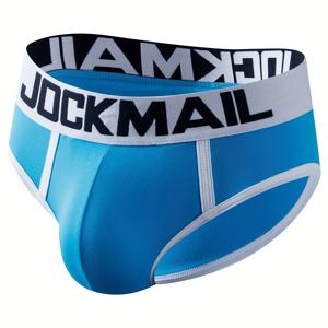 JOCKMAIL 브랜드 남성 속옷 클래식 패션 섹시 대직경 스로탈 포켓 박서브리프 소프트 통기성 모달 소재 여름 스포츠 반바지 수영복