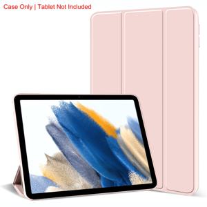 삼성 갤럭시 탭 A8 2022 10.5인치 모델 SM- 및 SM-X205용 케이스, 인조 가죽 삼중 접이식 플립 스탠드, 소프트 백 커버, 자동 잠금/깨우기 기능을 지원하는 보호 쉘 특징