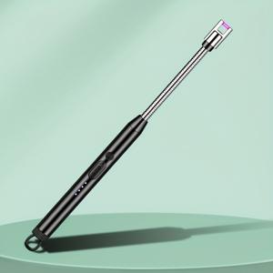 AXOTEN 야외 방풍 USB 충전식 초장시간 배터리 펄스 라이터 | 연화 방지 금속 바디 | 야외 캠핑 생존 비상 라이터/주방 가스레인지/아로마 캔들 다용도 점화봉 | 휴대용 안전 충전 라이터