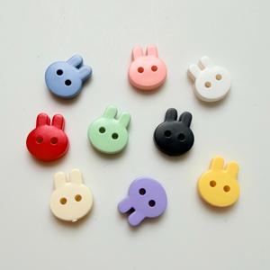 24/36개 11.5mm 투구멍 귀여운 작은 토끼 단추, 스웨터, 니트웨어, 가방옷, 액세서리, 나막신, 휴대폰 케이스 장식용