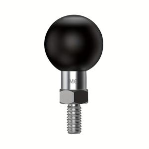 1인치 볼 헤드 프로세서 베이스는 M6X1.0mm 스크류 테일이 포함되어 있으며 RAM 마운트 B 사이즈 클램프 암과 호환됩니다. 자전거, , ATV 및 후방 거울에 적합하며, 내구성이 뛰어난 스테인리스 스틸로 제작되어 검정색입니다.