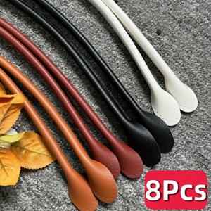 12/8개 42.02cm/16.5인치 PU 가죽 교체용 스트랩, 코어 스티칭 및 오일 엣지 마감 - 컬러풀 DIY 가방 손잡이, 핸드백, 지갑, 토트백용 - 내구성 있는 패션 액세서리 제작 용품, 핸드백 스트랩, 가방 액세서리, 세련된 디자인, 튼튼한 구조, 액세서리 제작자, DIY 지갑 만들기