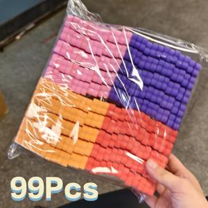 99개 부드러운 스펀지 발가락 분리대, 네일 아트 액세서리, 발가락 스페이서, 네일 연습용 풋 패드, 네일 살롱 도구, 스펀지 발가락 칸막이