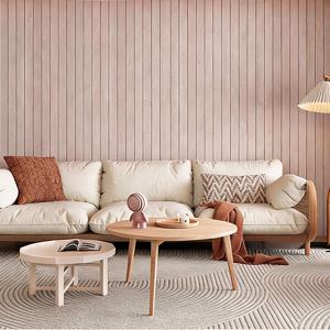 AOSOM 1롤 대형 300cm x 60cm 3D 목재 플랭크 벽 패널링 - 두꺼운 IXPE 보드 목재 결 질감, 벗겨 붙이거나 천장 타일, 쉬운 설치, DIY 친화적 (못/나사 없음)