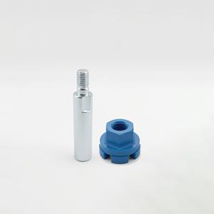 1 세트 25mm M10 암사형 실란드 플랫 연마 헤드, 5mm 두께 세그먼트 컵 휠, 헤비 듀티 스톤 연마 연삭 휠 (타입 100 앵글 그라인더용), 화강암 대리석 콘크리트 석조 공구