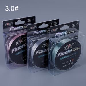 FTK 3개입 100m 플루오로카본 코팅 낚시줄 0.14mm - 0.50mm 4.13lb - 34.32lb 나일론 리더줄 미끼 가이드줄 싱킹줄 잉어줄 얼음낚시줄 - 3색상, 총 300미터!!