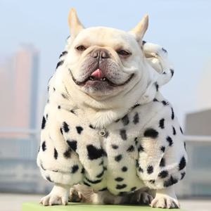 소형견용 반려견 코트, 포메라니안, 비숑, 테디, 슈나우저용 따뜻한 야외 산책복, 두꺼운 인조 토끼 털 겨울 의류