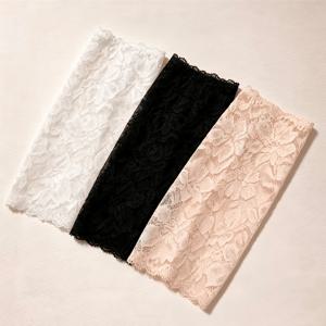 3개 레이스 팔꿈치 슬리브, 여름 여성용 팔토시, 시어 탄성 팔 커버, 및 야외 장식에 적합 (블랙 화이트 누드)