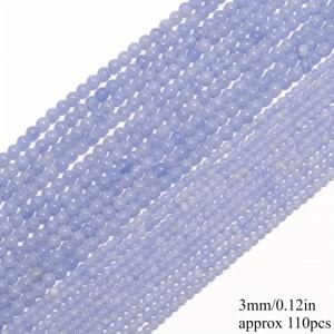 타난타 2mm & 3mm 보라색 마노 스톤 비즈 - DIY 주얼리 만들기용 라운드 스페이서 비즈, 슬림 팔찌, 목걸이, 허리 체인 및 패션 액세서리용 작은 루스 비즈, 유니폼 사이즈, 천연 비드 텍스처