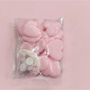 파티 휴일용 매달이 장식 DIY 창의적인 하트 커튼, 개인 선호도에 따라 높이 및 간격 조절 가능, 자유롭게 믹스 앤 매치 가능. 초소프트 하트 18개 + 액세서리 키트 1개(후크, 흰색 실, 자수 바늘) 포함
